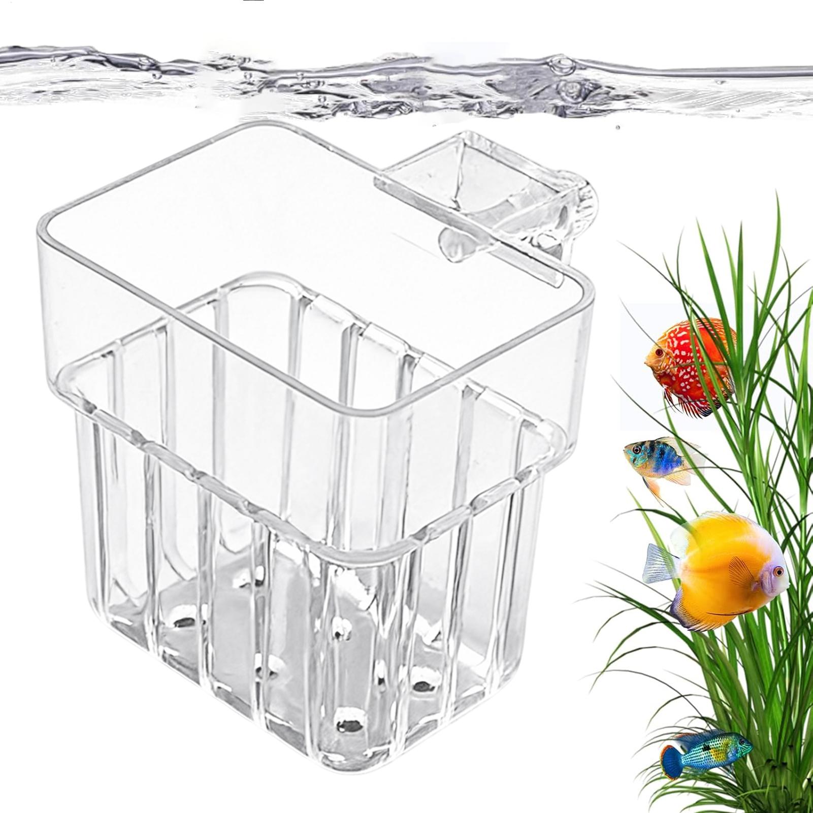 Hydroponic Grow Pod - กระถางปลูกพืชแบบแขวนโปร่งใสสำหรับตู้ปลา ระบบไฮโดรโพนิกส์ ตกแต่งสถานที่ทำงานในร่ม ตกแต่งการเพาะปลูก