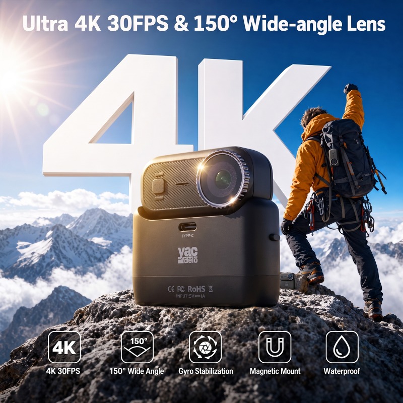 Garden Camera - กล้องแอคชั่น APEX Action 4K กล้องมินิ POV
