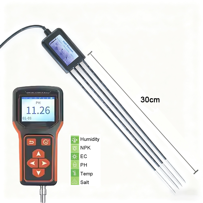 Plant Sensor - เซ็นเซอร์วัดคุณภาพดิน 8 in 1 สำหรับโรงเรือน รองรับมาตรฐานอุตสาหกรรม