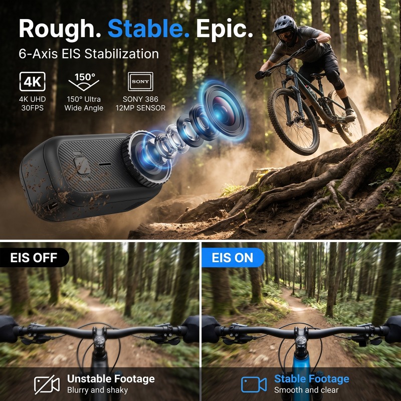กล้องแอคชั่น APEX Action 4K กล - Garden Camera บทวิจารณ์และราคา