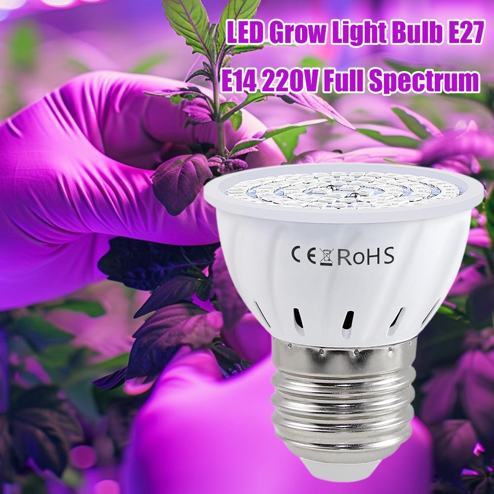 หลอดไฟ LED สำหรับปลูกต้นไม้ E2 - Plant Grow Light Full Spectrum บทวิจารณ์และราคา