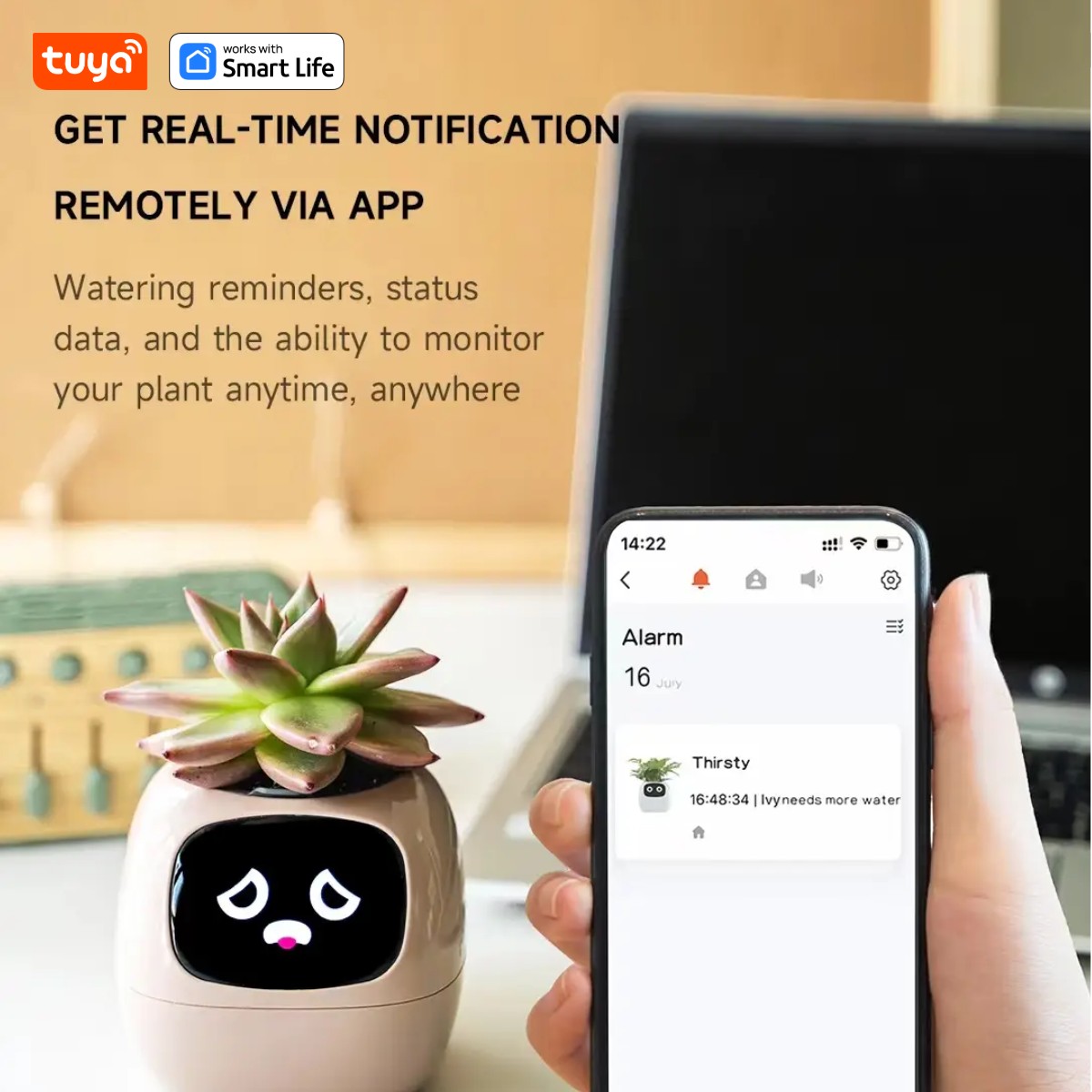 Pink Tuya Ivy Smart Planter สน - Smart Pot บทวิจารณ์และราคา
