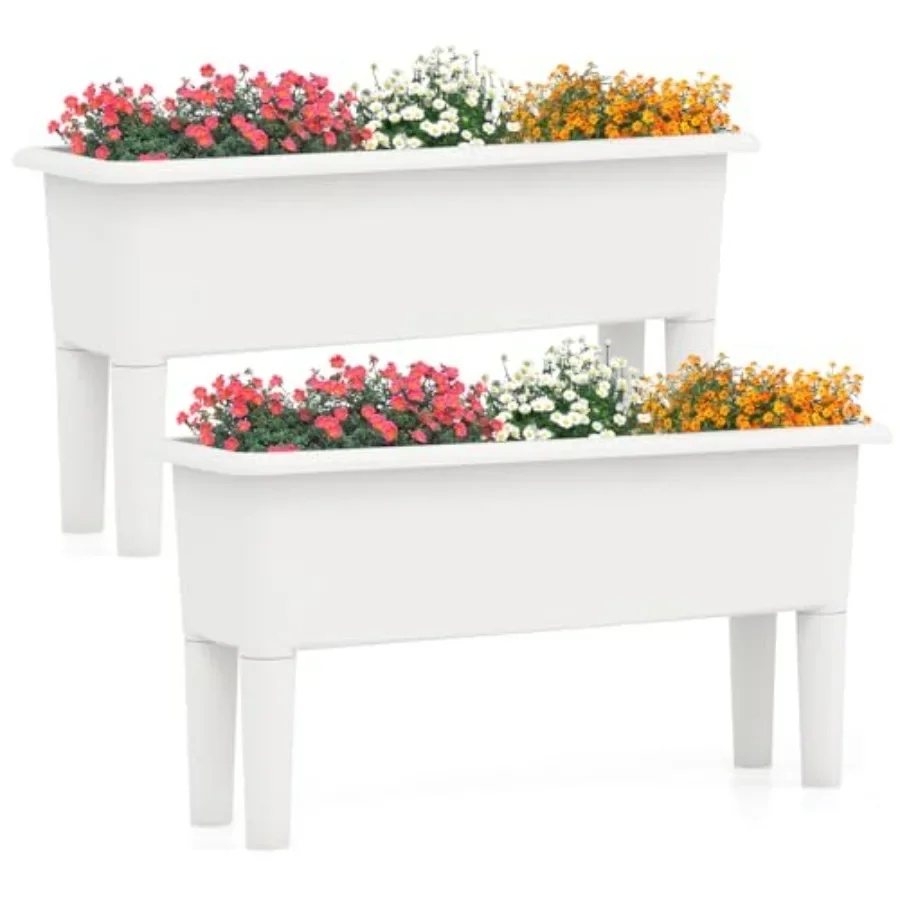 ชุดกระถางปลูกแบบยกสูงสำหรับใช้ - Self Watering Planter บทวิจารณ์และราคา