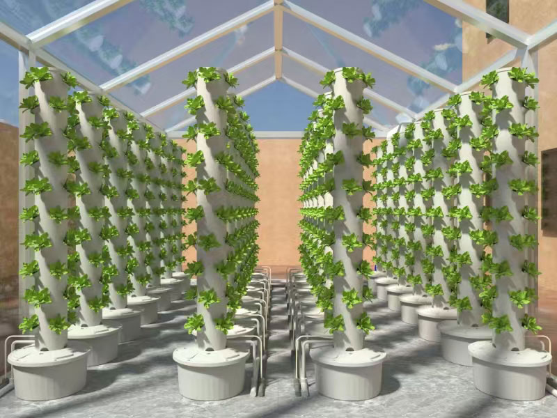 หอปลูกพืชแนวตั้งสำหรับใช้ในบ้า - Hydroponic Tower บทวิจารณ์และราคา