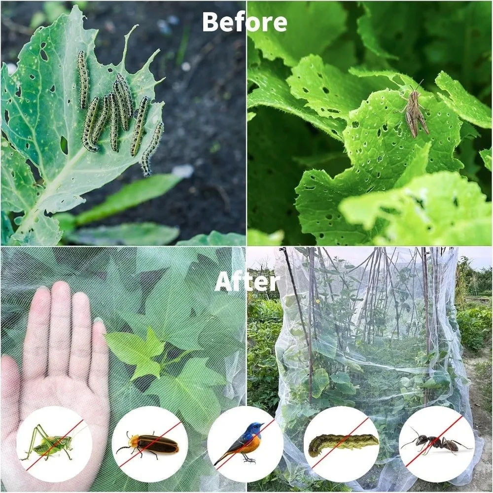 ตาข่ายป้องกันแมลงแบบละเอียดพิเ - Plant Monitor บทวิจารณ์และราคา