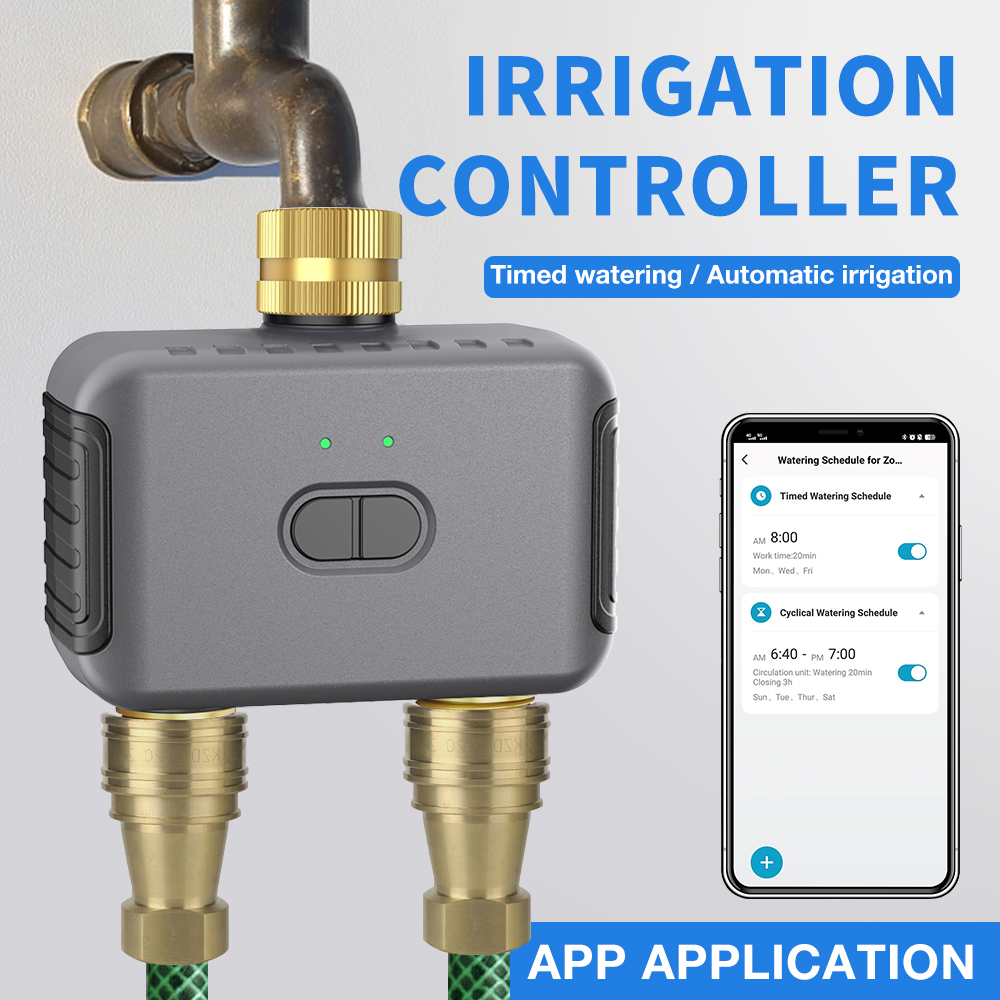 Tuya 2 โซนรดน้ําจับเวลาสวนชลปร - Automatic Watering บทวิจารณ์และราคา